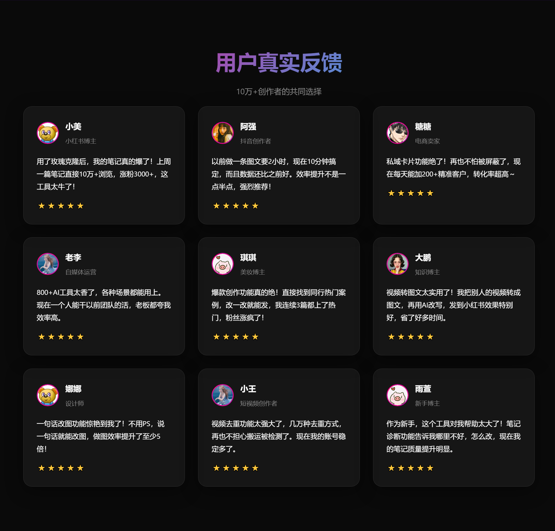 【玫瑰克隆】AI智能创作工具 · 让内容创作更高效