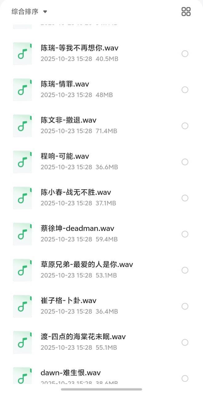 花了399买来的，2025年10月份全网热门流行歌曲无损合集