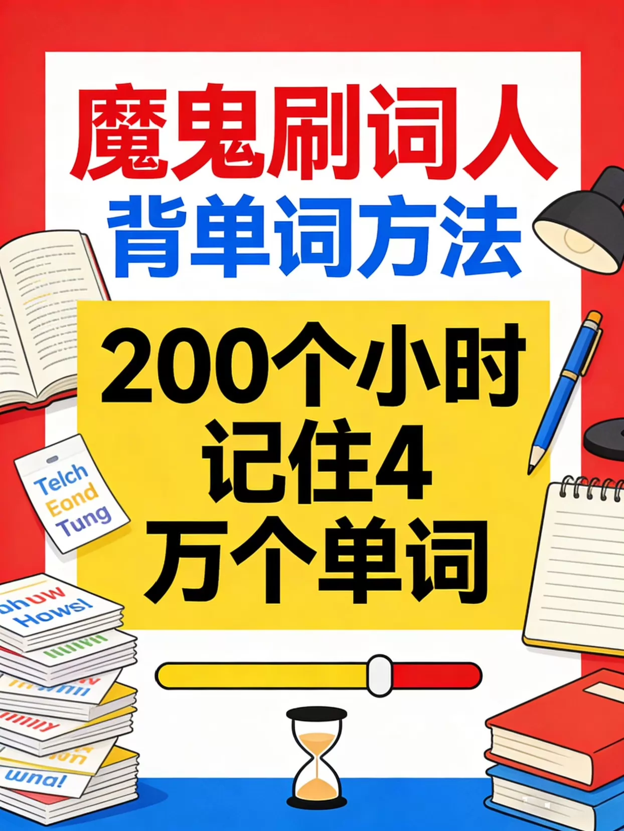 教你如何实现单词自由，3天记住8000单词